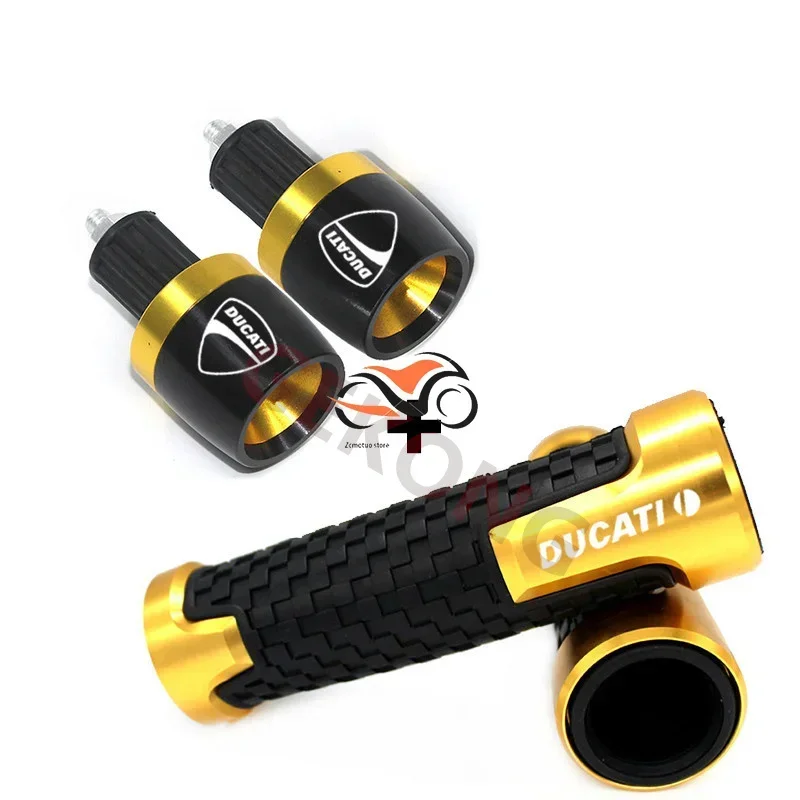 Alumínio CNC Handle Bar End Cap, Acessórios da motocicleta, Ducati Monster 696, 795, 796, 797, 821, 937, S2R, 800