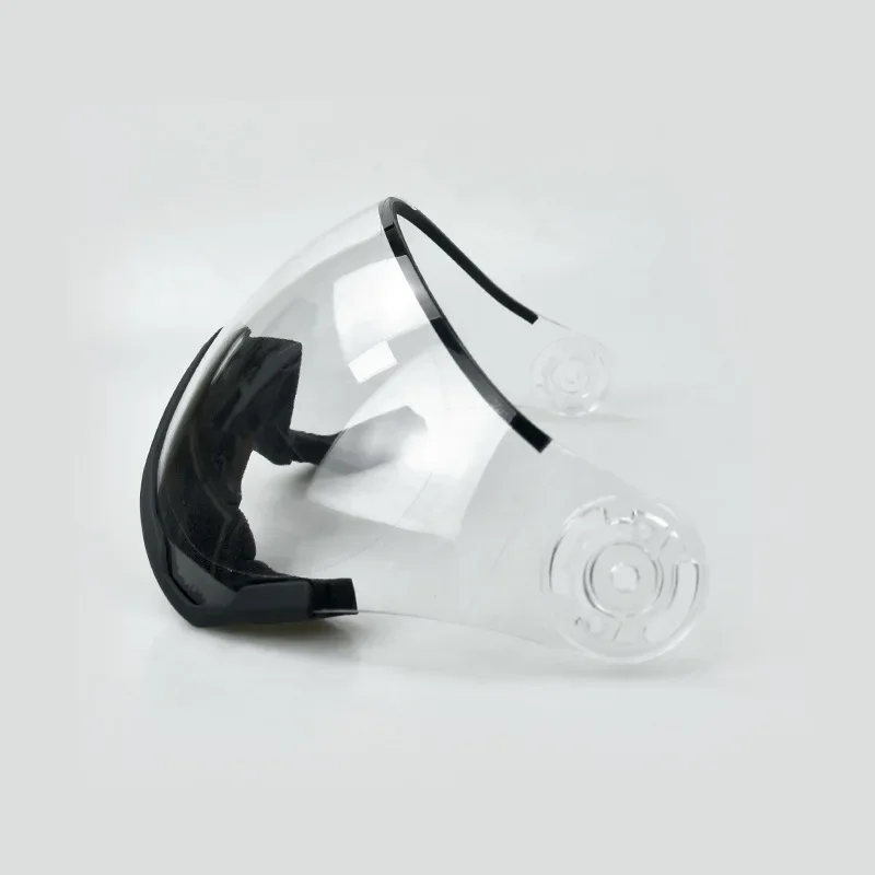 AIDY Ski Helmet Visor High Definition Anti-fog Reinforced Transparent PC Windproof Lenses Goggles
