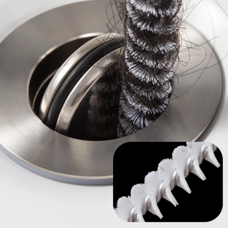 1pc Pipe Dredging Brush Clean Kitchen Bathroom Hair Sewer Sink Cleaning Drain Pipe Flexible Cleaner Clog Plug Hole Remover Tool