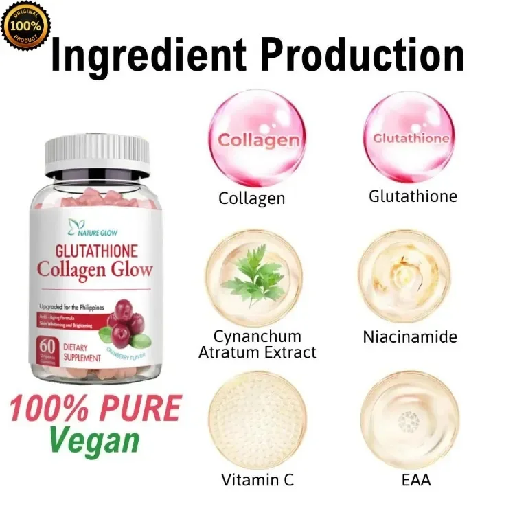 Delicious Collagen Glutathione Gummies - Easy Way to Supplement Beauty Nutrients