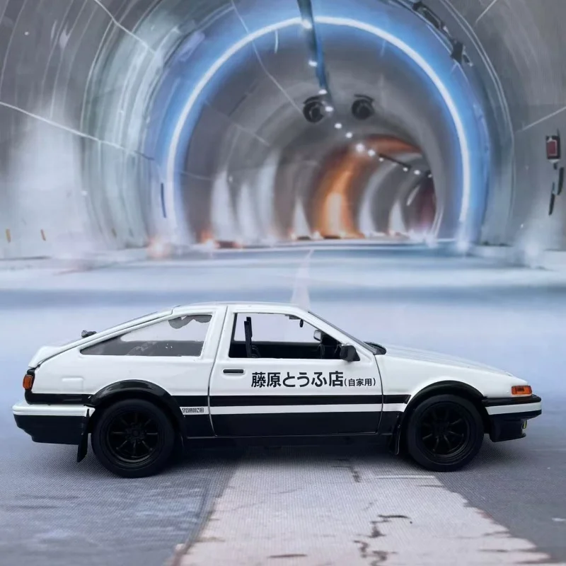 Jada 1/24 Toyota AE86 첫 번째 단어 D 합금 모델 희귀 버전 컬렉션 소년 장난감 소년 gif