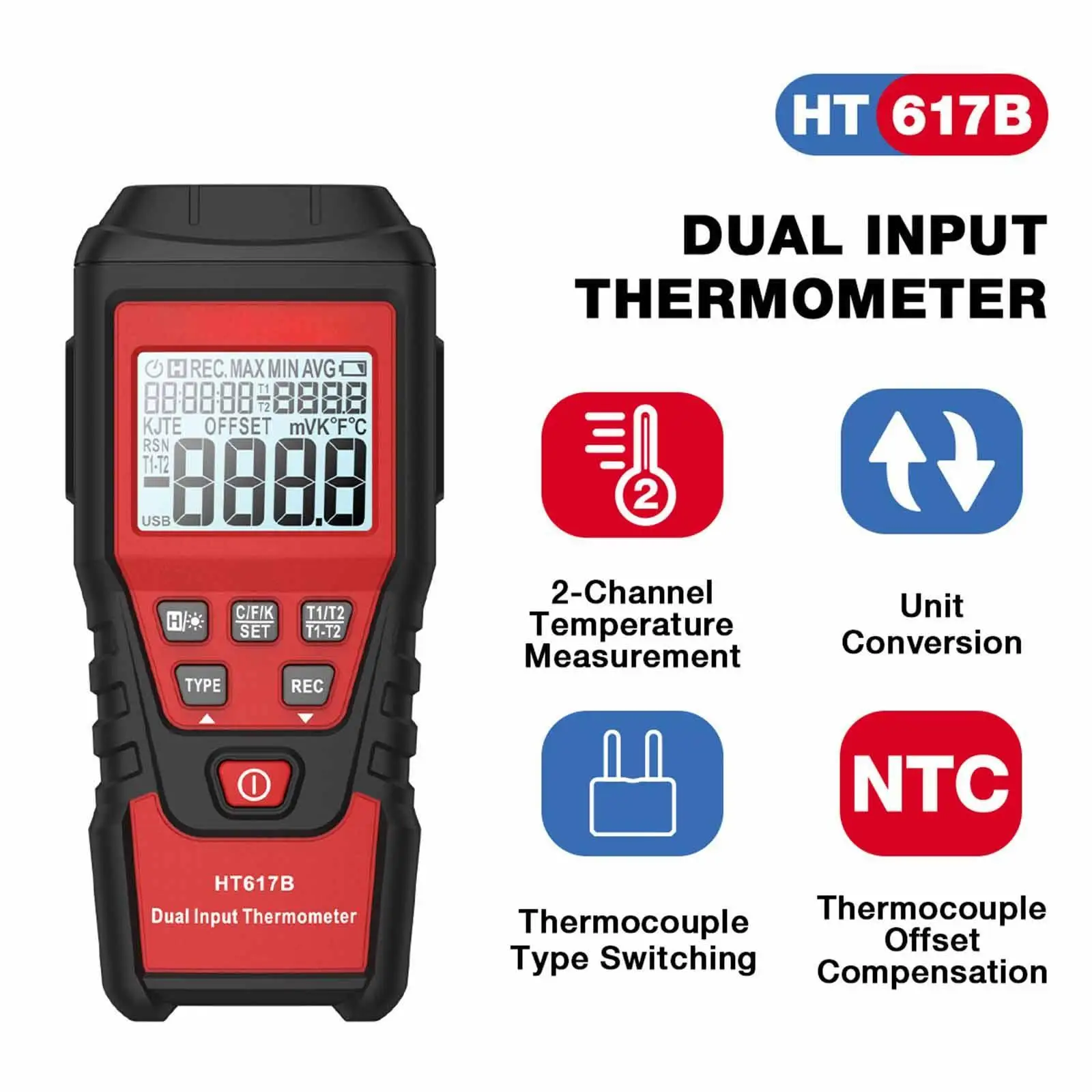 

Thermocouple Thermometer for Hblast Furnaces Liquid Nitrogen Liquid Hydrogen