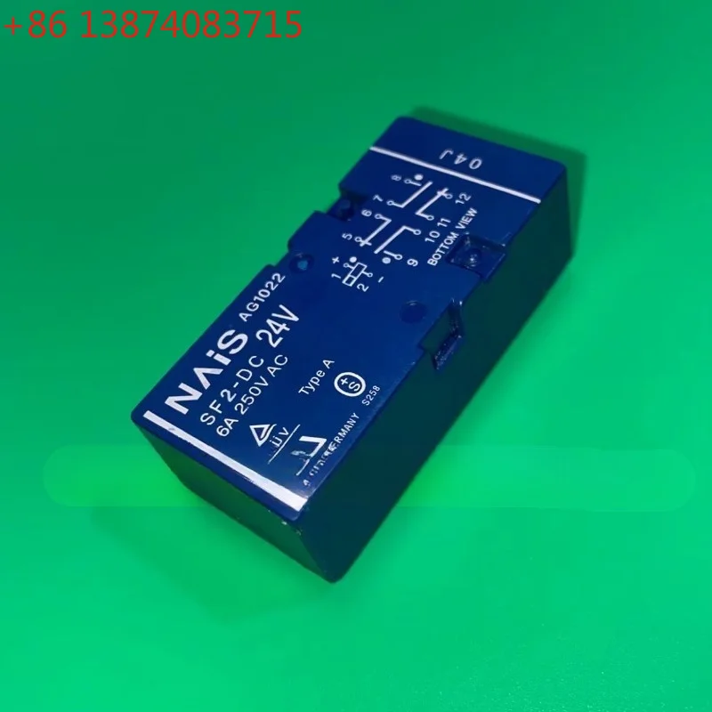 SF2-DC24V RELAY SAFETY 4PST 6A 24V SF2-DC 24V POLARISED MONOSTABLE SAFETY RELAY with mechanical linked forced contacts operation