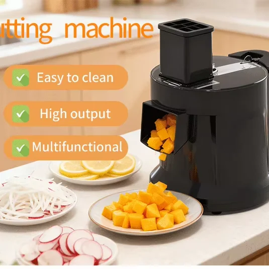 Commercial Heavy Duty Food Processor Electric Cutting Machine Portable RV &    Use Slicing Shredding Chopping