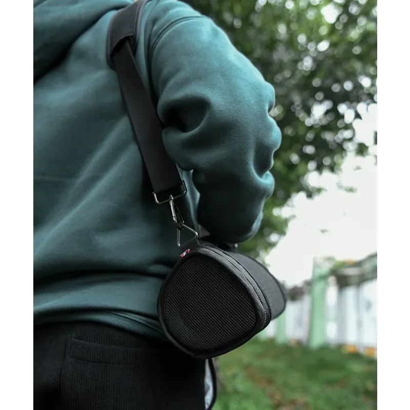 حافظة مكبر صوت واقية من النايلون مع مقبض لسوني لـ SRSXB43 ميزات مضادة للسقوط وقماش مسامي لسلامة السفر