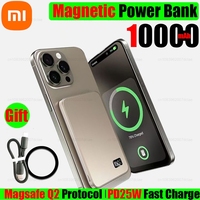 Xiaomi 10000mAh Thin Magnetic Wireless Power Bank PD25W Fast Charging Portable External Battery for Magsafe For iPhone Samsung