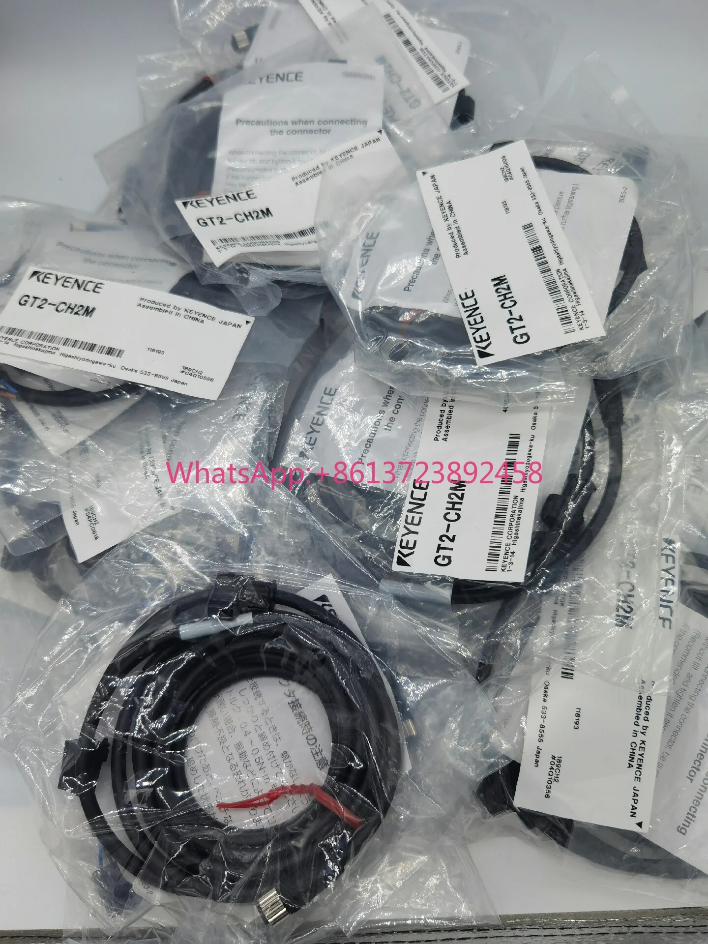 KEYENCE GT2-CH2M contact displacement sensor connection