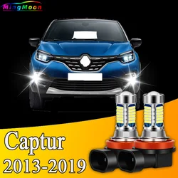 2pcs Front Fog Light Accessories 81LED Bulb Lamp For Renault Captur I 2013-2019 2014 2015 2016 2017 2018