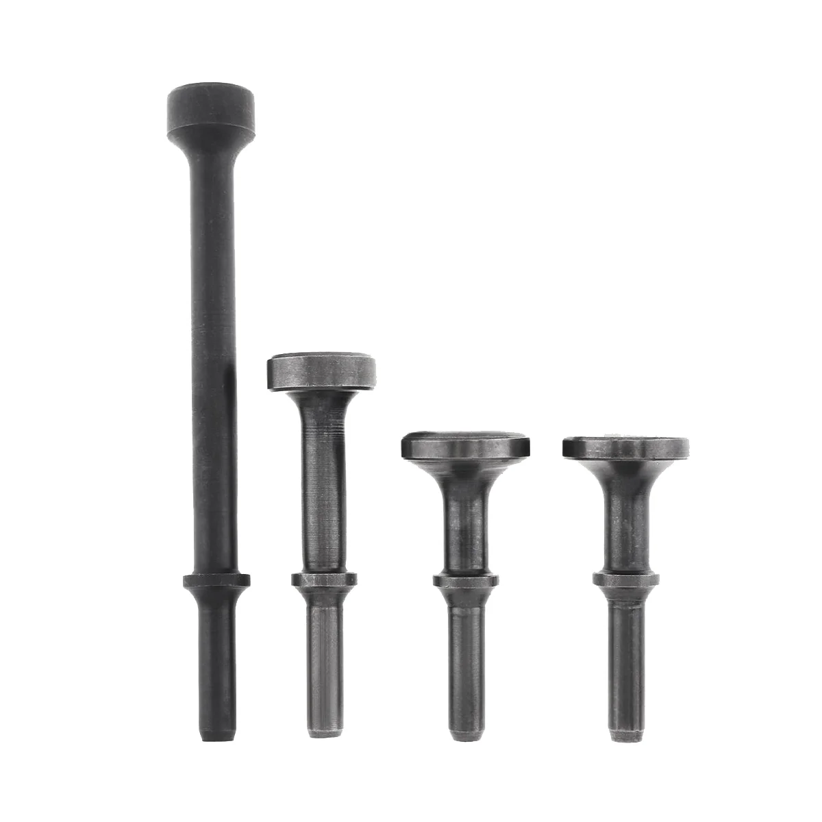 

4Pc Air Hammer Head Air Chisel Hard Steel Solid Impact Hammer Head Support Pneumatic Tool for Knocking / Rusting Removal