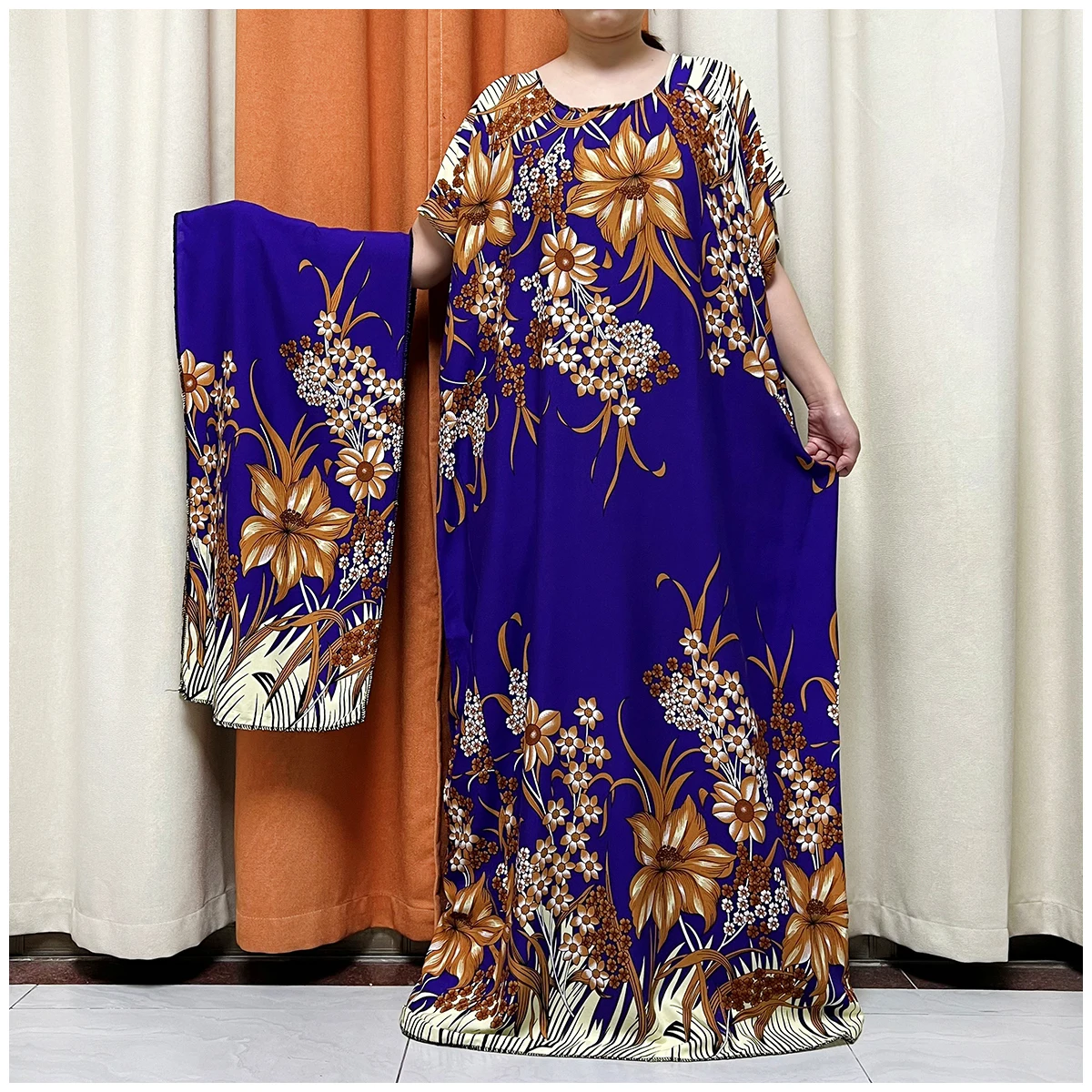 Vestido africano para mujer, Abaya musulmana de Dubái, Turquía, Hijab de algodón, ropa islámica americana, última gran oferta