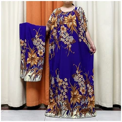 Vestido africano para mujer, Abaya musulmana de Dubái, Turquía, Hijab de algodón, ropa islámica americana, última gran oferta