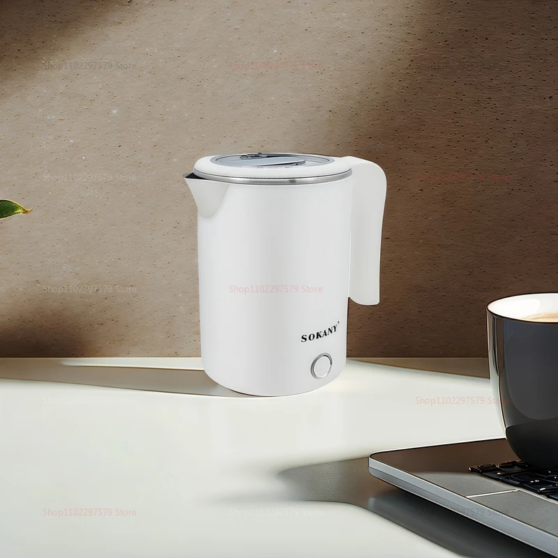 500MLステンレス製携帯用湯沸かしポット、ホテル、家族旅行、キッチン、スマートケトルポット、旅行用電気ケトル、お茶、コーヒー用