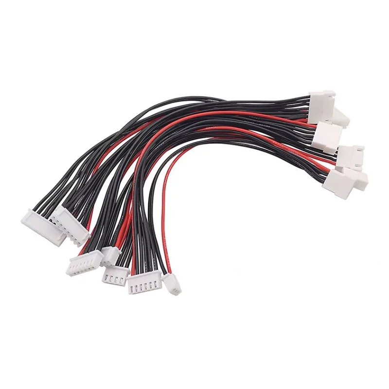 5PCS JST-XH 2S 3S 4S 5S 6S 7S 8S Lipo Battery Balance Charger Extension Cable 10/20/30CM 22AWG For RC Model Connector Parts