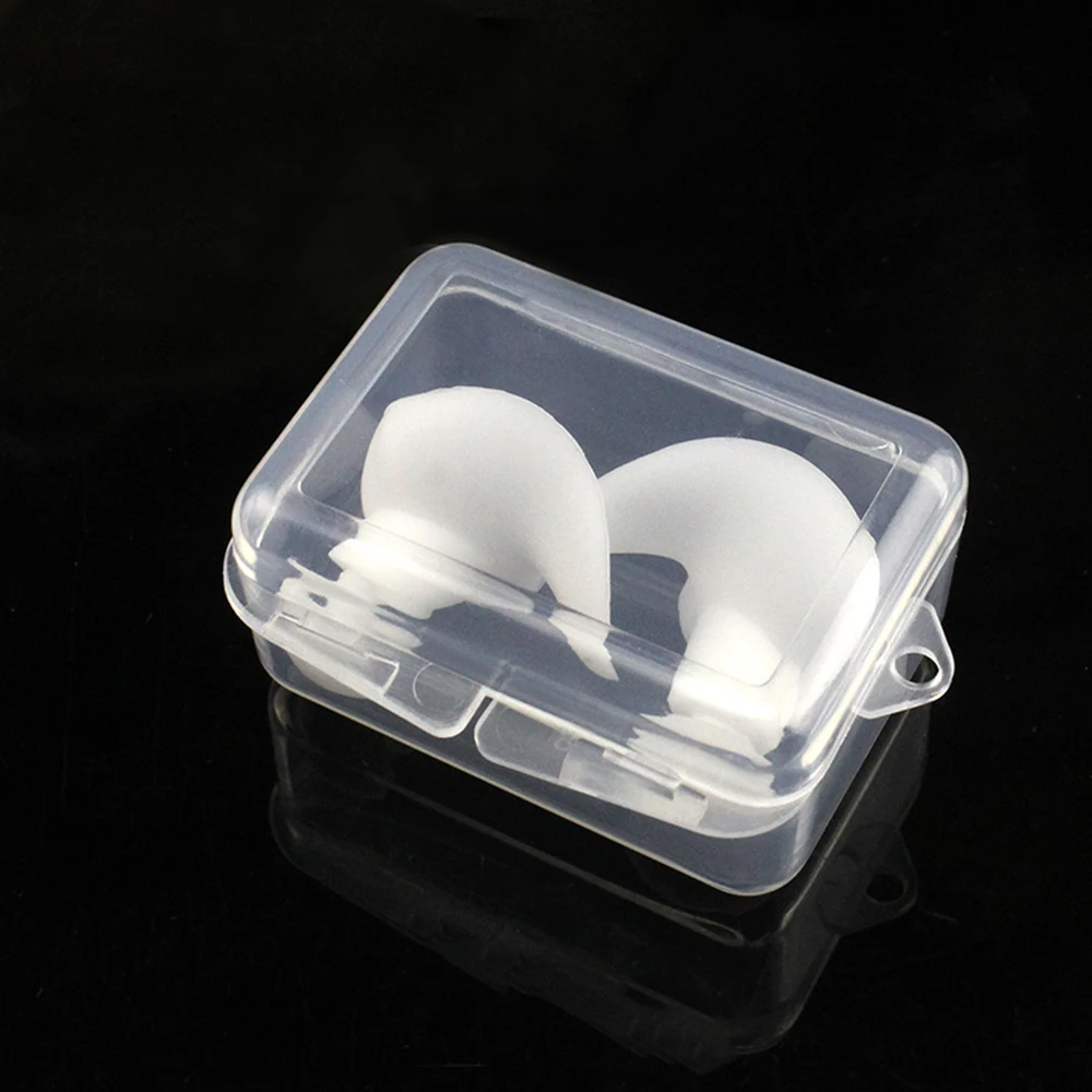 Durable Earplugs Classic Delicate Texture 1 Pair Waterproof Soft Earplugs Silicone Portable Ear Plugs Swimming Accessories