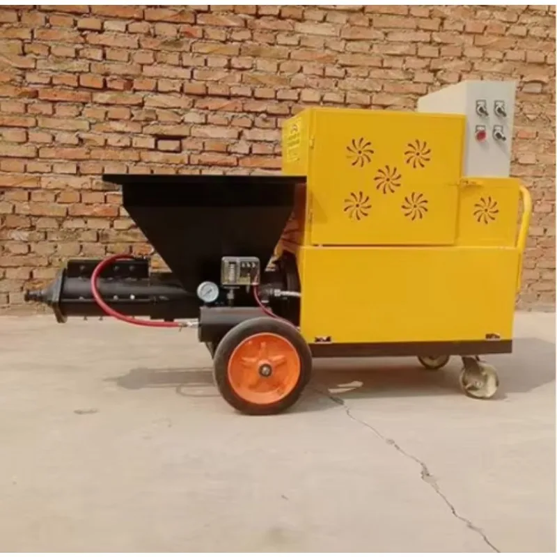 

Профессиональная 3-фазная автоматическая машина для штукатурки стен из гипса и цемента 380 В, стабильная производительность