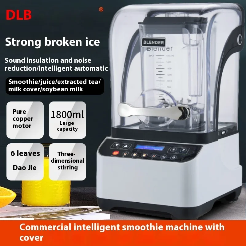 1.8L 2200W Commercial-Grade Smoothie Maker Blender Multi-Functional Soundproof Household Modern Electric