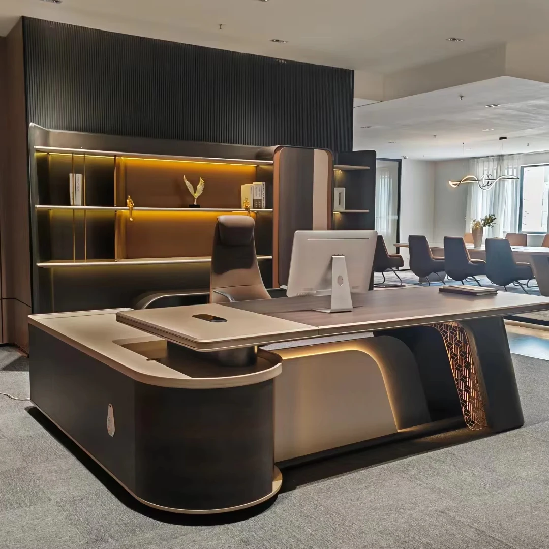 High Quality Boss Office Table Executive Desk Color As Same As Picture Use For Office Or Home