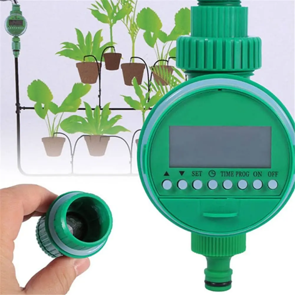 Inteligentny timer Automatyczny elektroniczny zegar do podlewania ogrodu Urządzenie do kontroli podlewania Temperatura 0-40℃ Czas nawadniania 240