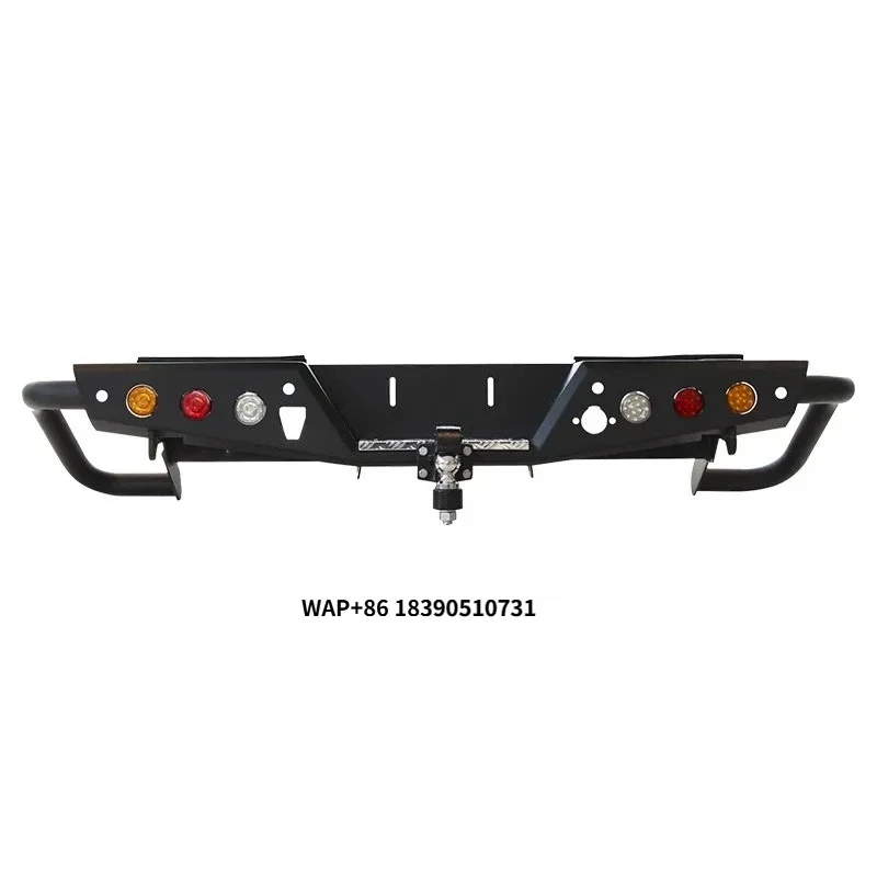 

Heavy Steel Rear Bumper for Hilux Vigo 4x4 Pickup Accessories Free Custom Logo Compatible Ranger Tacoma Navara Triton Models