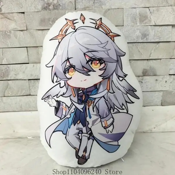 هونكاي: ستار ريل الأحد أنيمي تأثيري محشوة لينة رمي وسادة أريكة وسادة الظهر لعبة هدية 40 سنتيمتر