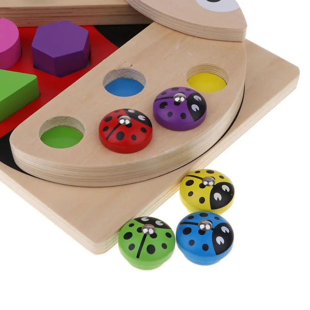 Kids Wooden Magnetic Fishing Game Creative Shape Cognition Puzzle Educational Learning Toys for Children
