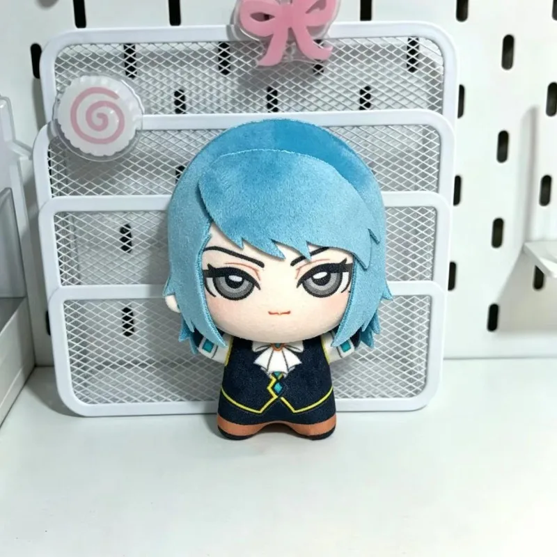 Ace Attorney Franziska von Karma Maya Fey 10cm Plush Doll Keychain Cute Game Character Stuffed Pendant Collectible Gift for Fans