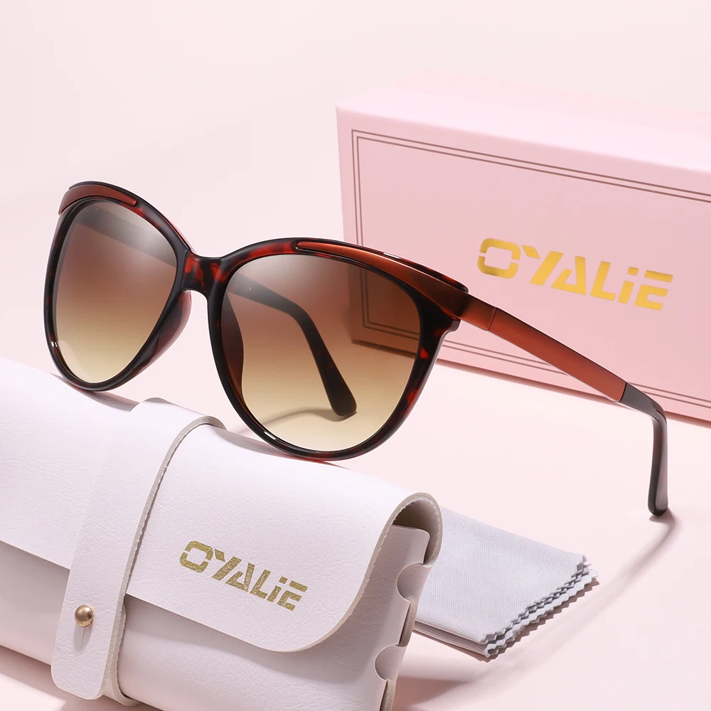 Oyalie Retro Cat-Eye Sonnenbrille in Verschiedenen Farben, eine Fusion aus Retro-Cat-Eye-Stil und Trendiger Ästhetik, Einzigartiges Design, das Hervorhebt und den Blickfang nimmt, Erhältlich in