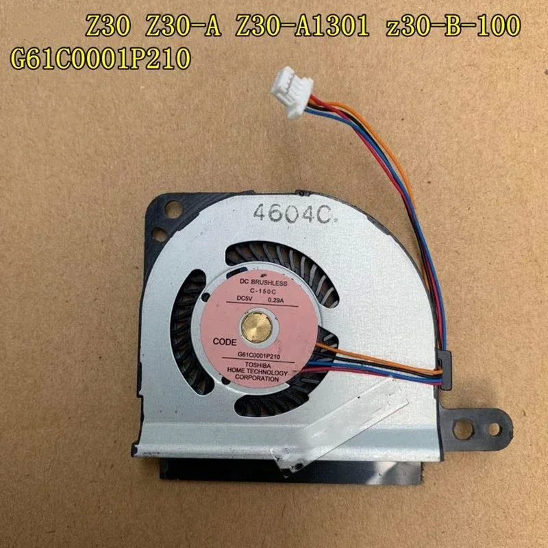 New Original Laptop CPU Cooling Fan For Toshiba Portege Z30 Z30T Z30t-a Z30-A Z30-B Z30-C Fan C-150C G61C0001P210 DC5V 0.29A