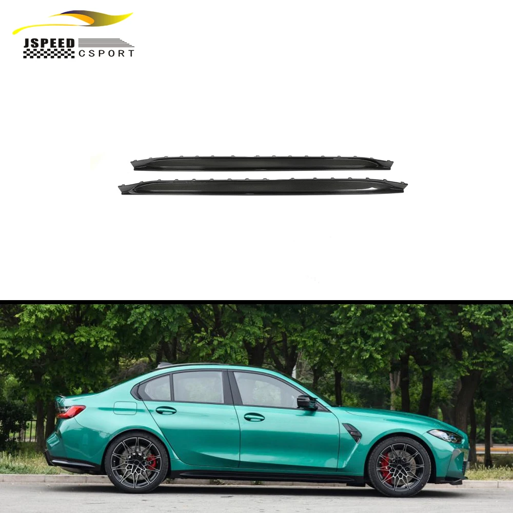 

Для BMW G80 M3 2021-2022 независимые боковые юбки из сухого карбона