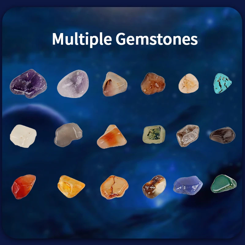 Unearth The Cosmos -Solar System Planet Excavation Kit - Interactive Gemstone Digging, Puzzle Adventure Toys