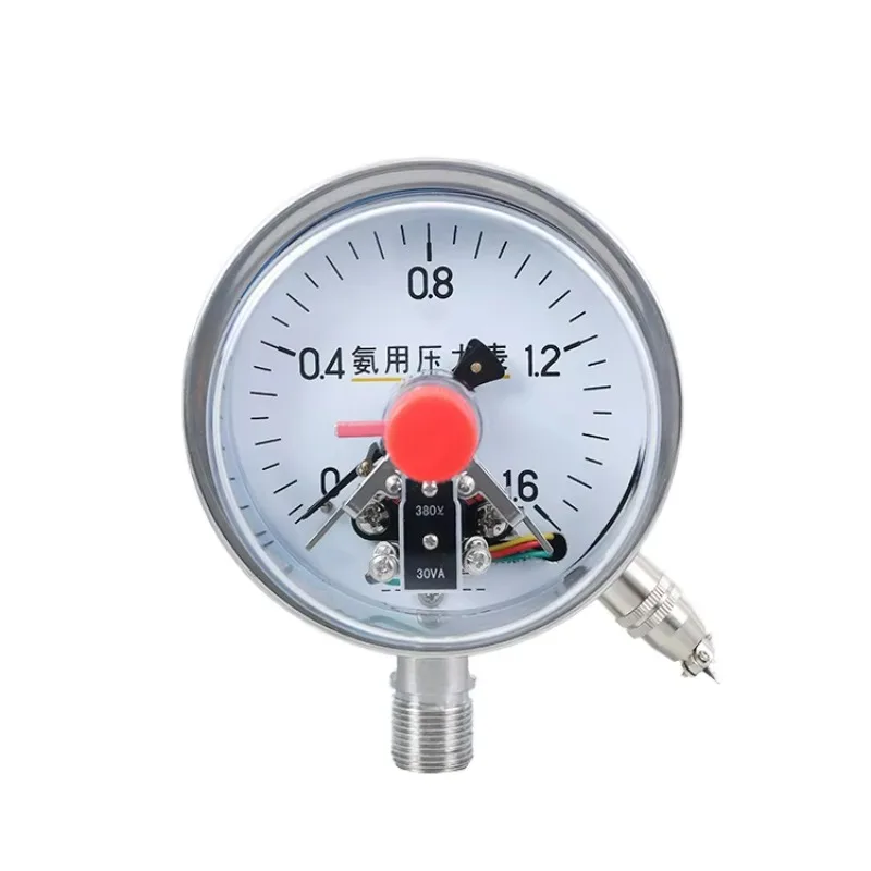 

XC-100BF 1.6MPa Stainless Steel Housing NPT Connected Digital Pressure Gauge 1.6% Accuracy 100mm Size Ammonia Use 1 Year