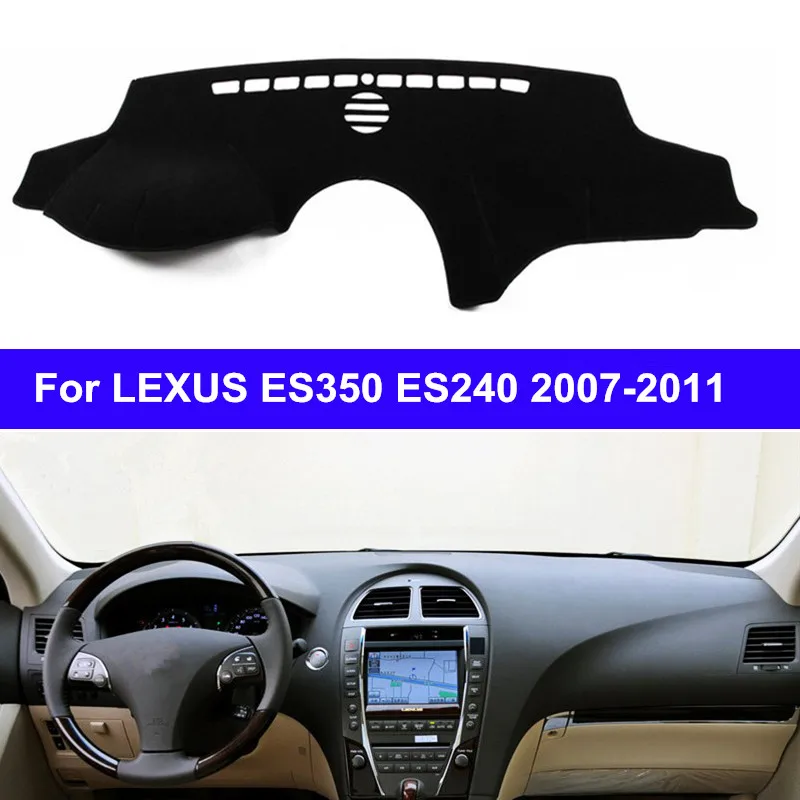 Car Styling Dashmat Dashboard Cover Mat For Lexus ES ES350 2007-2011 2012 ES240 Anti-UV Dash Sunshade Protect Carpet Accessories