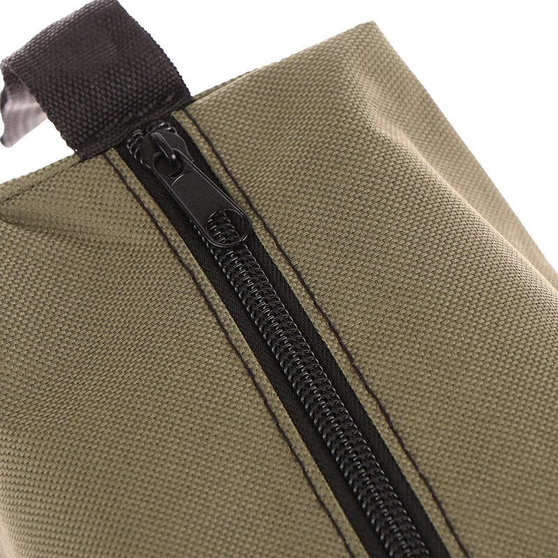 Bolsa de herramientas de mano, organizador de caja de instrumentos de lona impermeable, tornillos pequeños, clavos, broca de Metal, piezas de herramientas