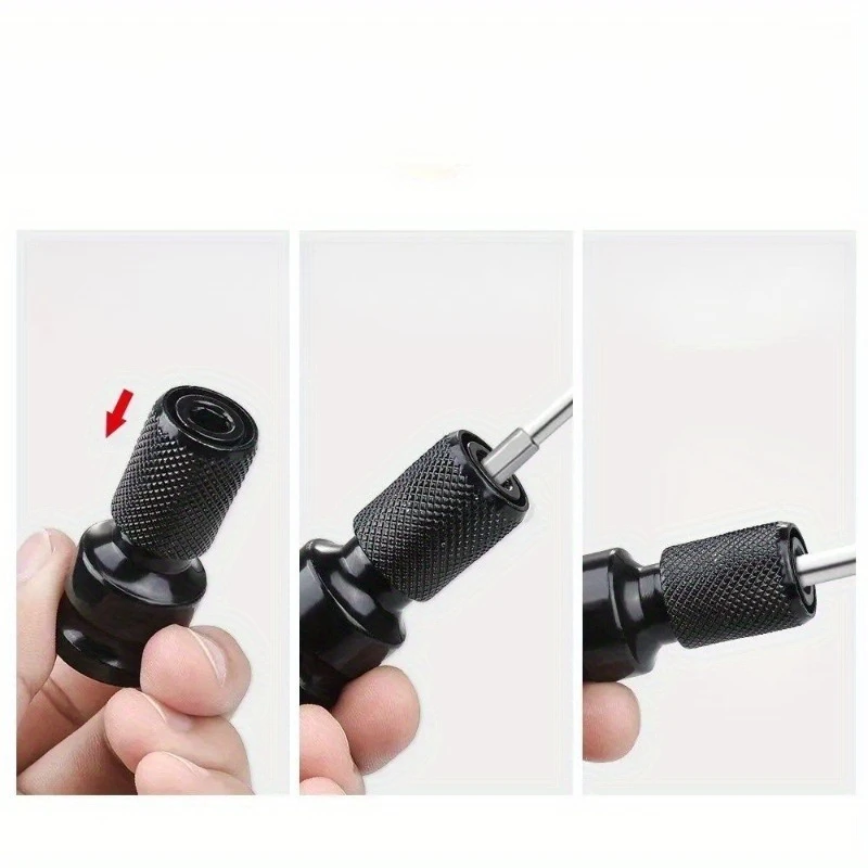 1pc electric wrench, drill bit, electric wrench, head cover, hexagonal head, 1/2 turn 1/4 extended position conversion head