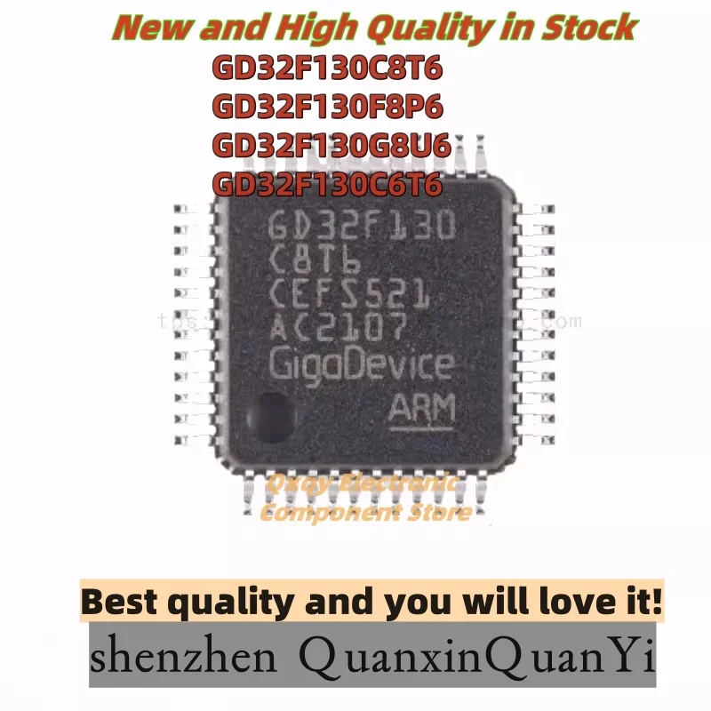 10pcs new GD32F130C8T6 C8T6 GD32F130F8P6 GD32F130F8P6TR  GD32F130G8U6 F130G8 GD32F130C6T6 C6T6 microcontroller