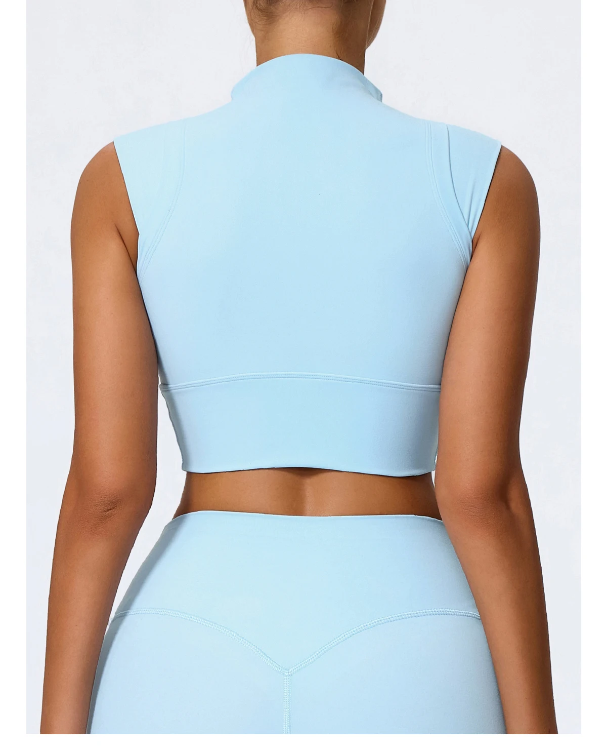 High Impact Gym Top Weibliche Push-Up Sport-Bh Yoga Kleidung Sport Weste Frauen Workout Crop Top Weibliche Stoßfest Büstenhalter Frauen – Detail 14