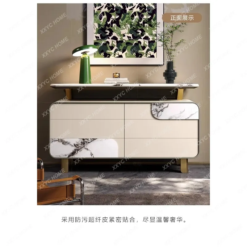 XX light luxury dining side cabinet  living room bedroom storage advanced entrance cabinet