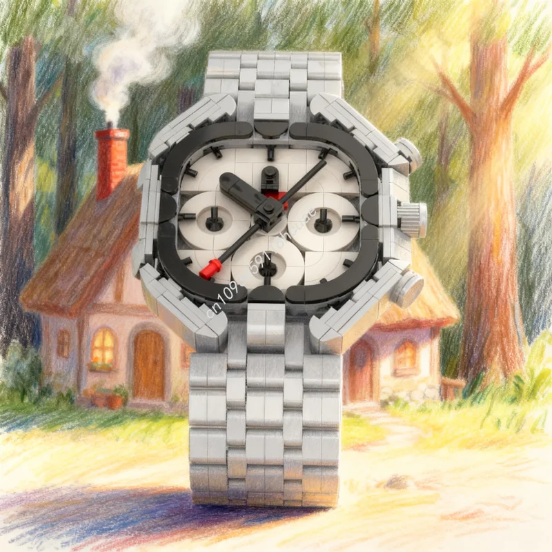 

355 шт. MOC Omega Speedmaster модель строительные блоки архитектура DIY творческая идея образование рождественские подарки игрушки детский кирпич