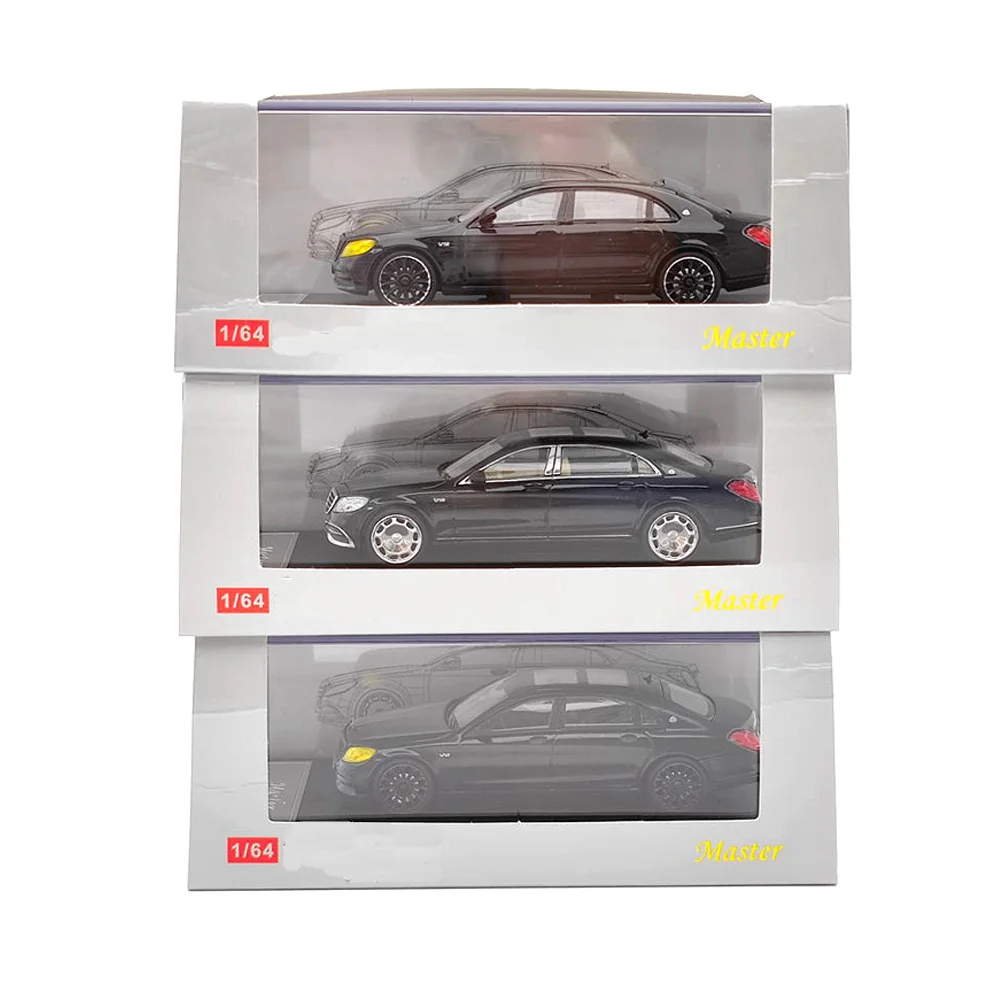 Master 1:64 S-Class S560sel W126 S450 W222 S680 S650 Diecast Toys Car Models Metal Collection Limited Gifts