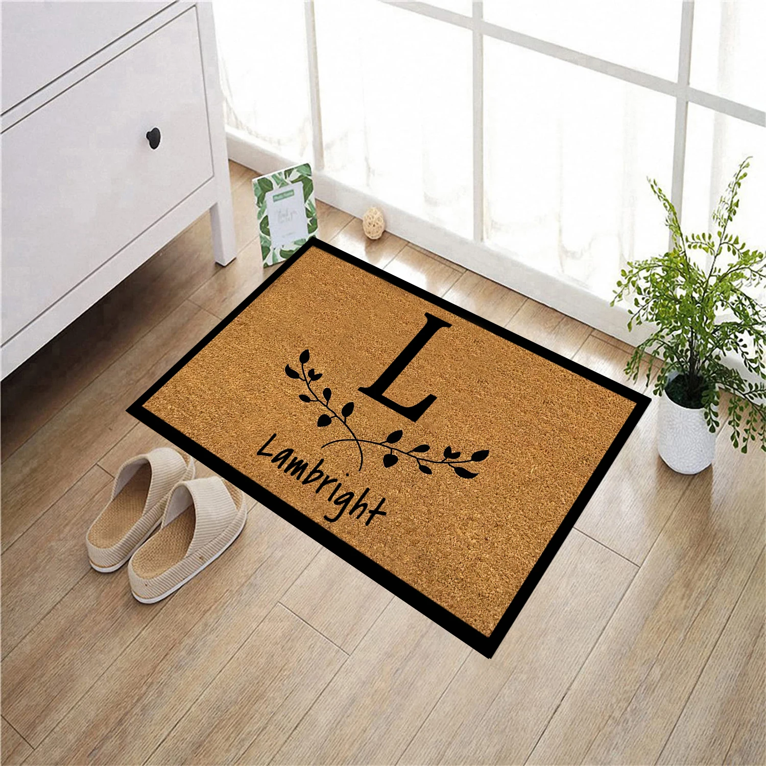 Paillasson Personnalisé,Tapis Personnalisé,Zerbino Personalizzato,Non-Slip Rubber Floor Mat,Custom Doormat Personalized Name
