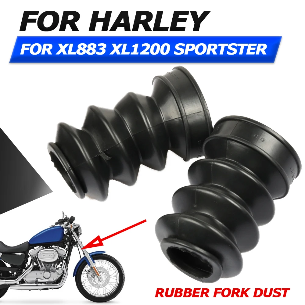 

For Harley XL883 XL1200 Sportster Dyna FX XL 883 1200 Motorcycle Accessories Front Rubber Fork Dust Cover Gaiters Gators Boots