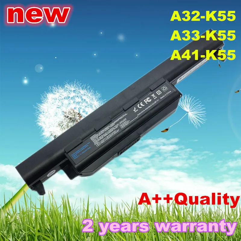 

New A32-K55 A33-K55 A41-K55 Laptop Battery For Asus A45 A45D A45N A45V A55 A55A A55D A55N A55V A55VD A55VS A75 A75A A75D