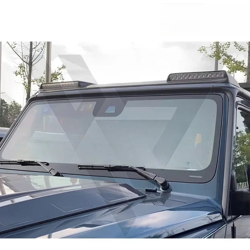 

Upgrade G63 W464 Dry Carbon Fiber Roof Spoiler With Led Light for W463A W464 G63 G550 G500 2019-2024