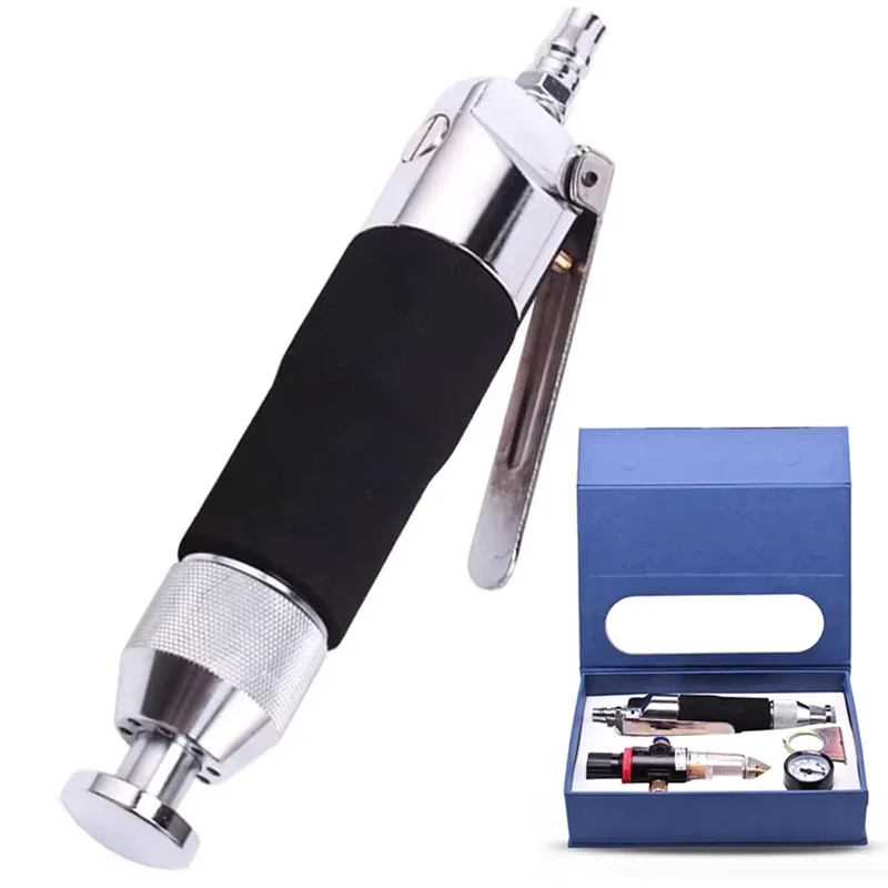 

Mini Straight Pneumatic Hammer Air Nailer 10mm Stroke Shoe Leather Bag Making Tool Pneumatic Hammering Machine for DIY Crafts