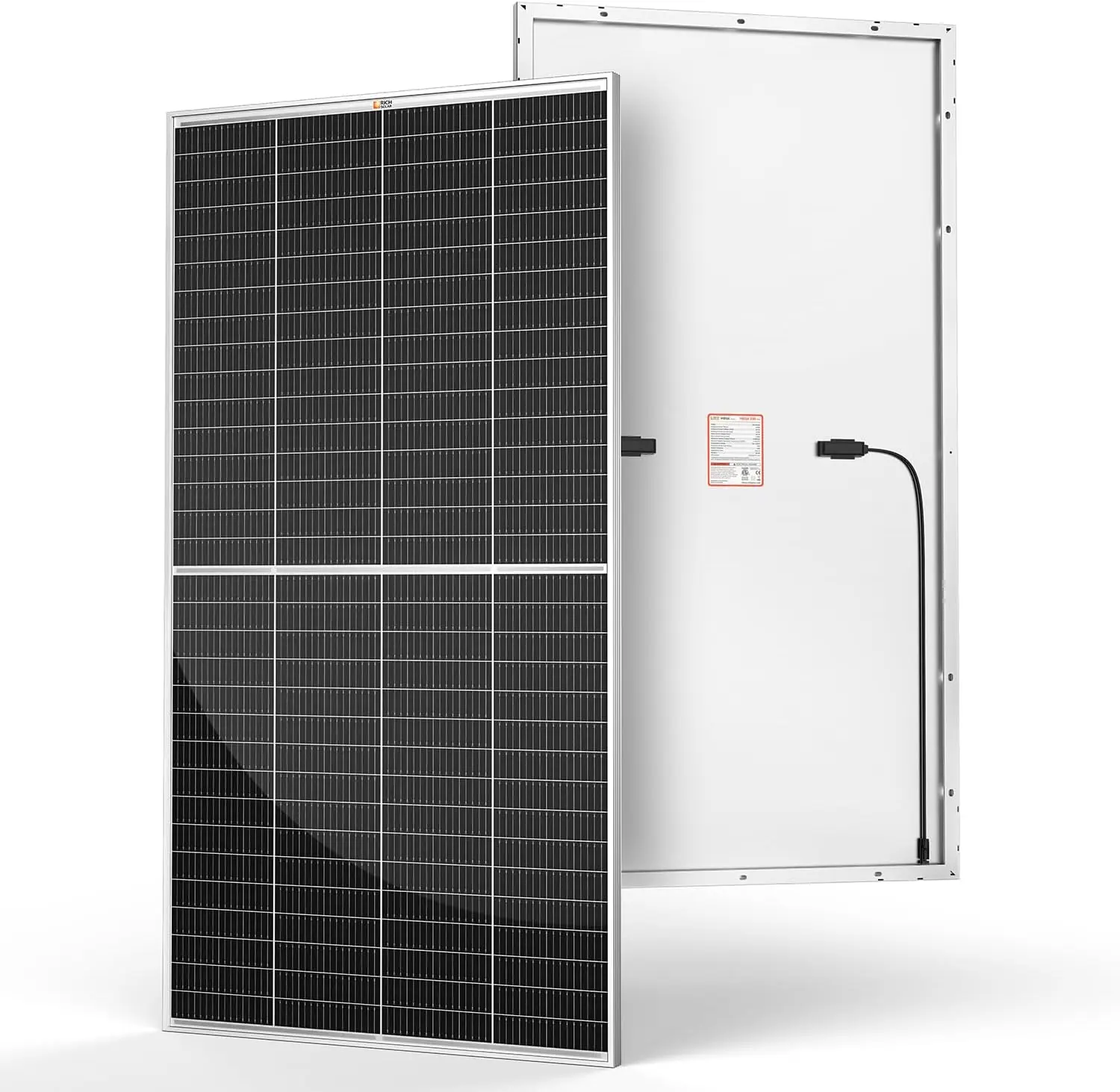 RICH SOLAR 250 W 24 V 16BB Zellen monokristallines Solarpanel, hocheffizientes UL-zertifiziertes Solarmodul für Wohnmobil, Anhänger, Wohnmobil, Marine