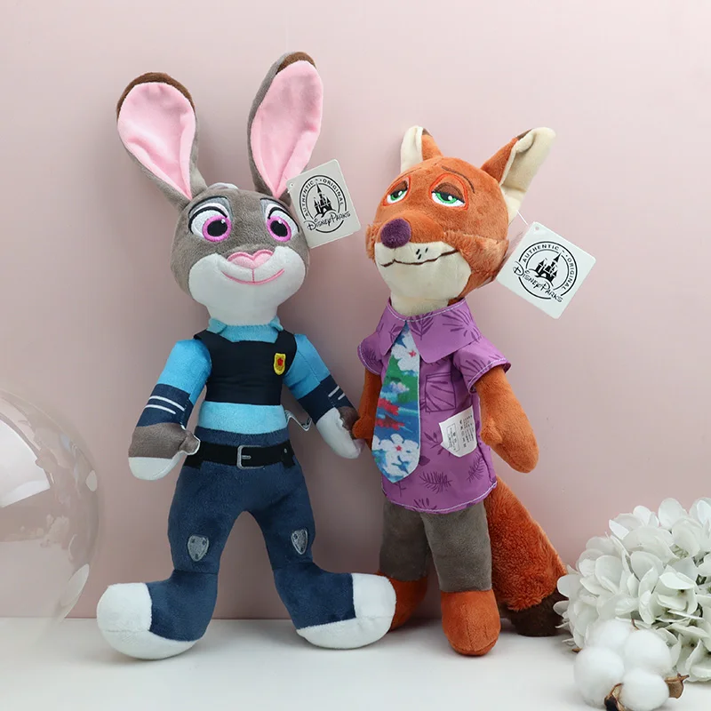 

30cm Judy Hopps And Nick Wilde Plush Anime Toys Zootopia 2 Movie Kawaii Bunny Fox Stuffed Animals Dolls For Girls Birthday Gift