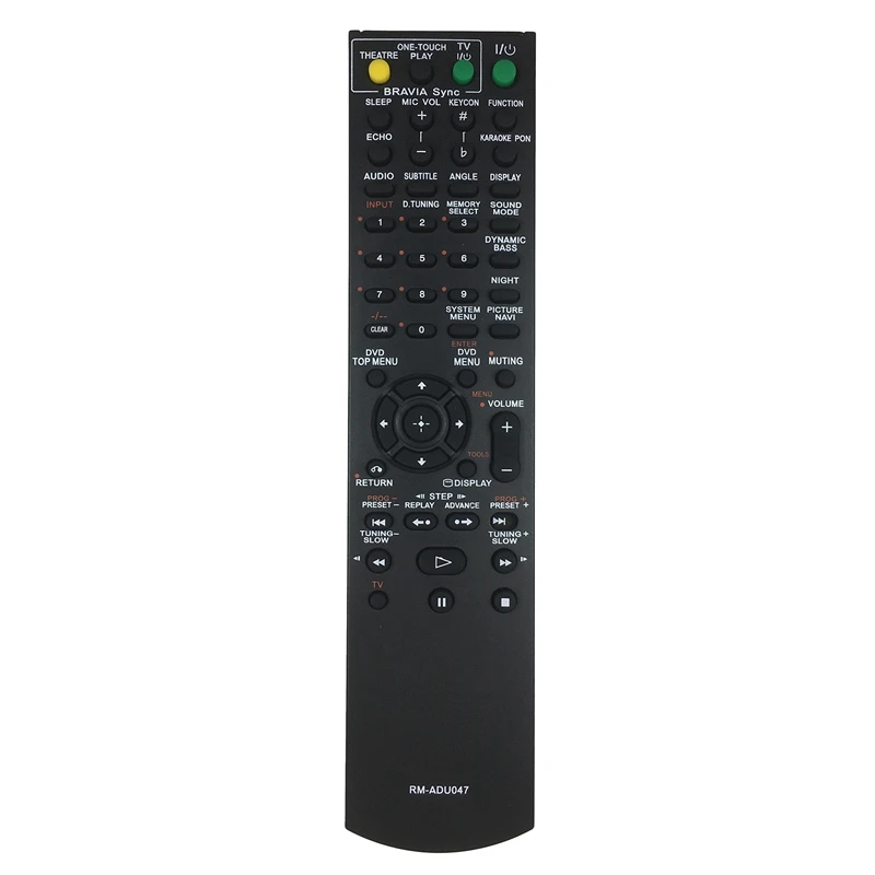 RM-ADU047 Remote Control For Sony DAV-HDX475 DAV-HDX576W DAV-DZ280 HCD-DZ750 STR-KSL700 AV Amplifier Remote Control