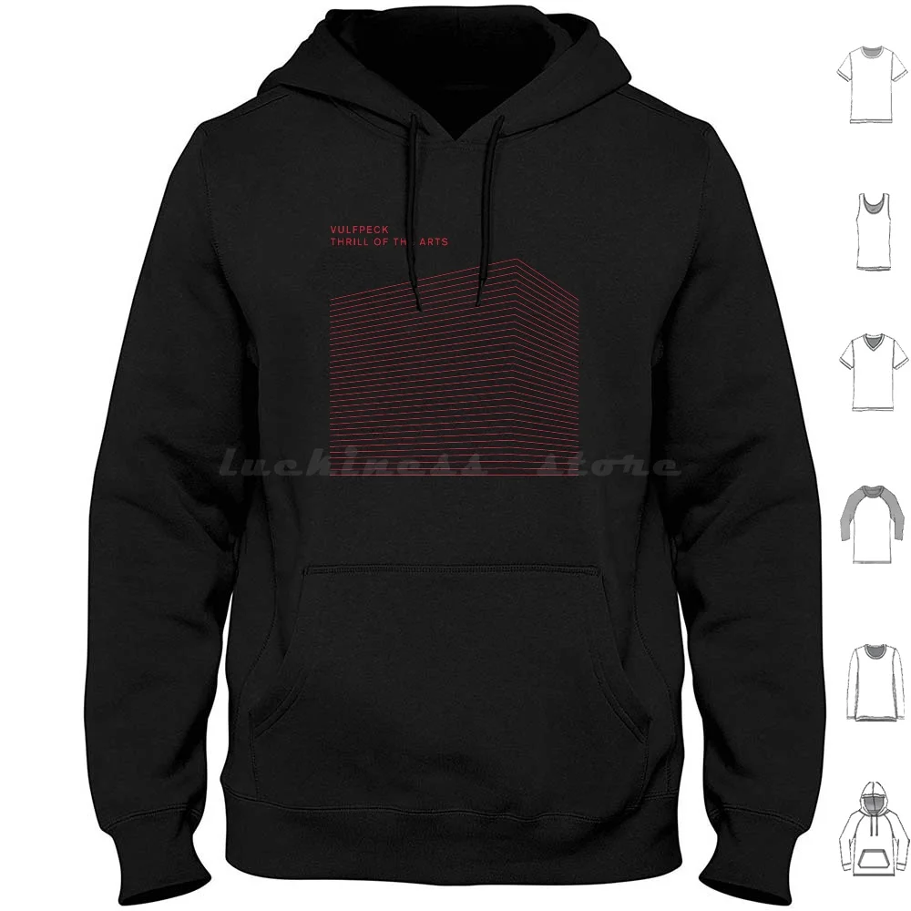 Thrill Of The Arts Sticker Hoodie Cotton Long Sleeve Thrill