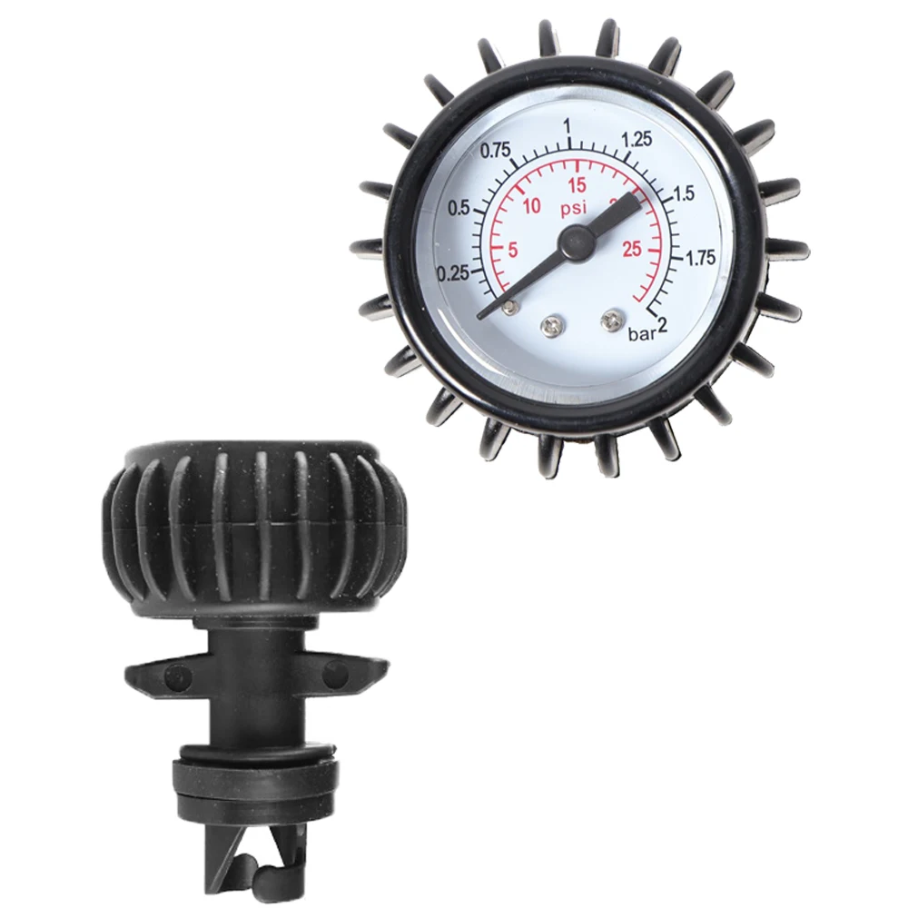 Air Pressure Gauge Inflatable Pump Valve Adapter For SUP Paddle Board Boat Kayak Accurate Measurement Tool