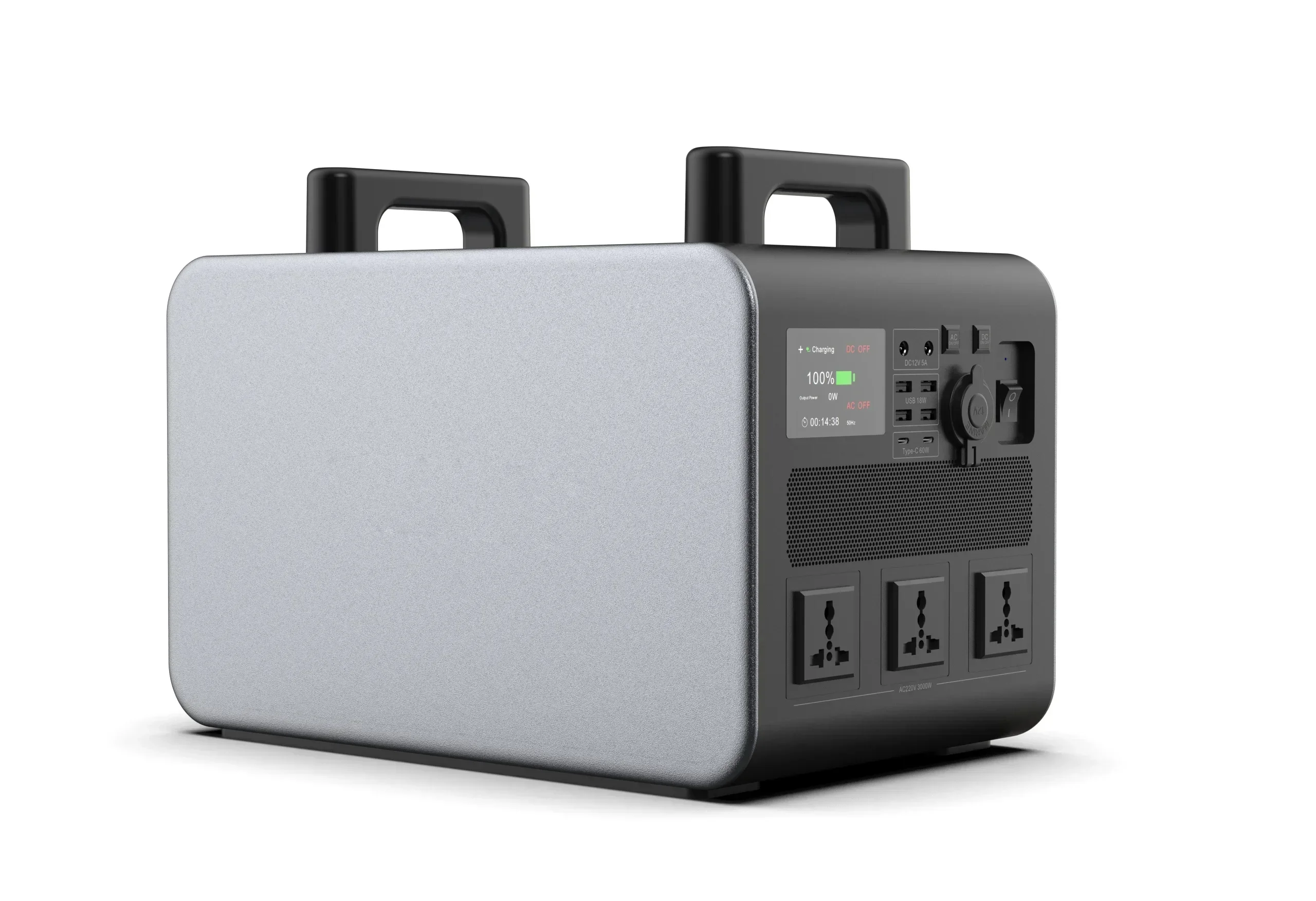 2000W Portable Power Station Outdoor Camping Power Source Emergency Power Supply Lifepo4